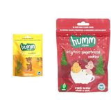 Humm Organic Ballı Kinoalı Kurabiye 1 Paket(55 Gr x 1 Adet) ve Humm Organic Organik Zencefilli Tarçınlı Vegan Kurabiye 1 Paket(55 Gr x 1 Adet)