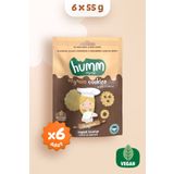 Humm Organic Organik Chefline Tahinli Pekmezli Vegan Kurabiye 55g X 6 Adet