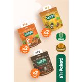 Humm Organic Organik Glutensiz Vegan Kek Atıştırmalık Paketi - 6 adet (3 çeşit)