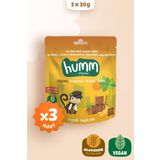 Humm Organic Organik Glutensiz Vegan Muzlu Kek Atıştırmalık Paketi - 3 adet