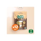 Humm Organic Organik Tahinli ve Pekmezli Vegan Kurabiye Atıştırmalık Paketi - 12 adet
