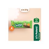 Humm Organic Organik Vegan Kayısılı ve Fındıklı Yulaf Bar Atıştırmalık Paketi - 6 adet