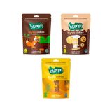 Humm Organic Organik Vegan Keçiboynuzlu Tahinli Ballı Kinoalı Kurabiyeler Atıştırmalık Paketi - 3 Adet (3 Çeşit) - 165 gr