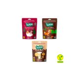 Humm Organic Organik Vegan Zencefilli Keçiboynuzlu Tahinli Kurabiyeler Atıştırmalık Paketi - 3 Adet (3 Çeşit)