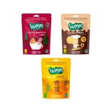 Humm Organic Organik Vegan Zencefilli Tahinli Ballı Kinoalı Kurabiyeler Atıştırmalık Paketi - 3 Adet (3 Çeşit) - 165 gr