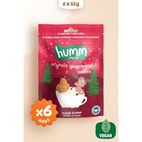 Humm Organic - Organik Vegan Zencefilli ve Tarçınlı Kurabiye Atıştırmalık Paketi - 6 Adet