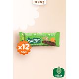 Humm Organic Vegan Kayısılı ve Fındıklı Yulaf Bar Atıştırmalık Paketi - 12 Adet Şekersiz Lezzet