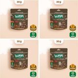 Humm Organik Glutensiz Vegan Kakaolu ve Fındıklı Kek - 30G* 4 Adet