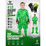 Hummel 4 Lü Kaleci Seti Baskı Hediyeli!! ( Üst Forma+Şort+Kaleci Eldiveni+Profestonel Futbol Çorabı) - Neon Yeşil - XS
