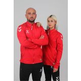 hummel (7 FARKLI RENK) Oregon Zip Jacket Kamp Eşofman Üstü-kırmızı