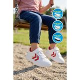 Hummel 900869 Hml Malmo Jr Beyaz-Kırmızı Unisex Çocuk Spor Ayakkabı - Beyaz - Kırmızı