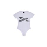 Hummel 910402-9001 Beyaz Flana Atlet Kadın Body