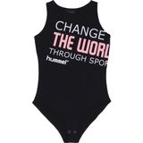 Hummel 910404-2001 Siyah Sinal Body Kadın Atlet