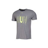 Hummel 911043-2007 Bisiklet Yaka Gri Erkek T-Shirt