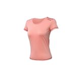 Hummel 911334-2098 Açık Pembe Bisiklet Yaka Kadın T-Shirt
