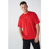 Hummel 911856-3658 Kırmızı Erkek T-shirt