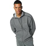 Hummel 922104-2833 Mese Zip Erkek Spor Ceket - Antrasit