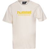 Hummel Adellan Erkek Çocuk Ekru Yuvarlak Yaka Tişört - 8 Yaş
