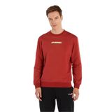 Hummel Alden Erkek Kırmızı Yuvarlak Yaka Sweatshirt, M, 921877-9835