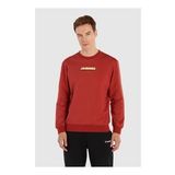 Hummel Alden Erkek Kırmızı Yuvarlak Yaka Sweatshirt