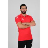 Hummel Armin Kırmızı Polo Yaka Tişört Erkek Nefes Alabilir Kumaş ile Şık Tasarım - 2XL