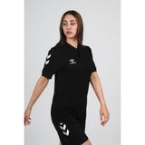 Hummel Armin Pamuklu Bebe Yaka Tişört Siyah - XL