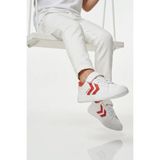 Hummel Beyaz Kırmızı Cırtlı Unisex Çocuk Spor Ayakkabı - Renkli
