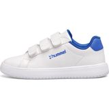 Hummel Beyaz-Mavi Cırtlı Unisex Çocuk Spor Ayakkabı 900862 Hml Busan 25 Jr - Beyaz - Mavi