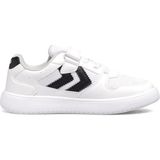 Hummel Beyaz-Siyah Cırtlı Fileli Hafif Unisex Çocuk Spor Ayakkabı 900866 Hml Kayno Sm. Jr. - Beyaz - Siyah