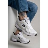 Hummel Beyaz Siyah (Dar Kalıp) Fileli Unisex Spor Ayakkabı - Renkli