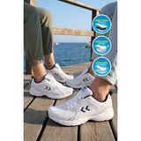 Hummel Beyaz-Siyah Nefes Alabilen File Detaylı Hafif Taban Erkek Yürüyüş ve Spor Ayakkabı Sneaker 900911 Hml Performance 930 - Beyaz - Siyah