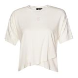 Hummel Borneo Kadın Beyaz Yuvarlak Yaka Tişört, XL