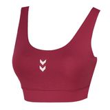 Hummel Bra Sajar Kadın Bordo Yuvarlak Yaka Atlet