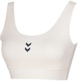 Hummel Bra Sajar Kadın Ekru Yuvarlak Yaka Atlet