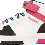 Hummel Courfu Jr 900553-9047 Beyaz & Siyah & Pembe Kız Çocuk Günlük Spor Ayakkabı
