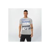 Hummel Dean Baskılı Bisiklet Yaka Tişört, M, TYB07-910246-2250308764, Gri, Erkek