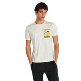 Hummel Drift Erkek Ekru Yuvarlak Yaka Tişört, M