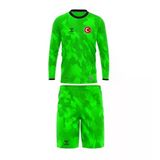 hummel Elegance Milli Takım Kaleci Forma Takımı Neon Yeşil