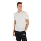 Hummel Elemental Chevron Cotton Erkek Mavi Yuvarlak Yaka Tişört, S