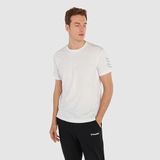 Hummel Elemental Chevron Cotton Erkek Mavi Yuvarlak Yaka Tişört, XXL