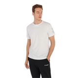 HUMMEL ELEMENTAL CHEVRON COTTON TEE ERKEK KISA KOL T-SHIRT 911946-9001 WHITE 2XL