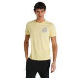 HUMMEL ERKEK KISA KOL T-SHIRT HMLCALVERT T-SHIRT S/S 912202 PALE BANANA L
