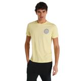 HUMMEL ERKEK KISA KOL T-SHIRT HMLCALVERT T-SHIRT S/S 912202 PALE BANANA S