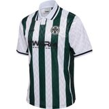 Hummel Futbol Kısa Kollu Forma Erkekler İçin Şık Tasarım 2023 Sezonu Yeşil-Beyaz