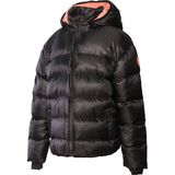 Hummel Geona Kız Çocuk Siyah Kapüşonlu Mont - 6 Yaş