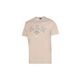 Hummel Hayes Erkek Bej Yuvarlak Yaka Tişört;Bej M