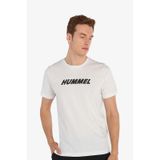 Hummel Hmlelemental Logo Cotton Tee Erkek Beyaz T-Shirt 911947-9001