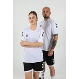 Hummel Hmloregon Erkek Spor T-Shirt Nefes Alabilir Kumaş ile Şık Tasarım - Beyaz - 3XL