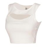 Hummel Hummel Bra Sagrado Kadın Ekru Yuvarlak Yaka Atlet