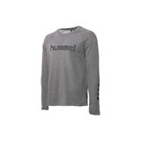 Hummel Jelani Erkek Gri Bisiklet Yaka Sweatshirt, S, 920640-2833